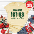 Let Us Adore Him Tee - Heather French Vanilla - 15 product image 1