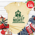 Oh Holy Night Tee - Heather French Vanilla - 15 product image 1