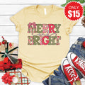 Merry and Bright Tee - Heather French Vanilla - 15 product image 1