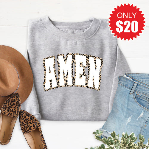 Amen Sweatshirt - Heather Grey - 20 product image 1