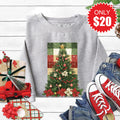 Christmas Tree Sweatshirt - Heather Grey - 20 product image 1