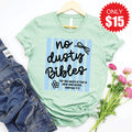 No Dusty Bibles Tee - Heather Honeydew - 15 product image 1