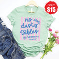 No Dusty Bibles Tee - Heather Honeydew - 15 product image 1