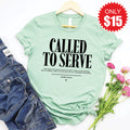 Called To Serve Tee - Heather Honeydew - 15 product image 1