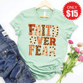 Faith Over Fear Tee - Heather Honeydew - 15 product image 1
