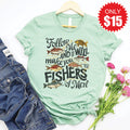 Fishers of Men Tee - Heather Honeydew - 15 product image 1