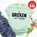 Broken But Chosen Tee - Heather Honeydew - 15 product image 1