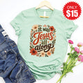 It Was Jesus All Along Tee - Heather Honeydew - 15 product image 1