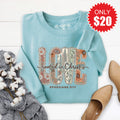 Rooted In Chris Sweatshirt - Heather Lagoon - 20 product image 1