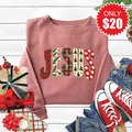 Jesus Sweatshirt - Heather Mauve - 20 product image 1