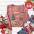 Jesus Is Christmas Sweatshirt - Heather Mauve - 20 product image 1