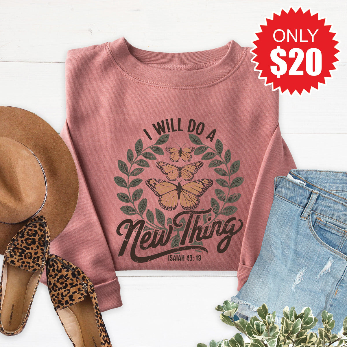 New Thing Sweatshirt - Heather Mauve - 20 product image 1