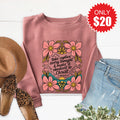 Take Every Thought Captive Sweatshirt - Heather Mauve - 20 product image 1