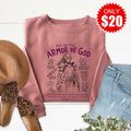 Armor of God Sweatshirt - Heather Mauve - 20 product image 1