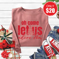 Let Us Adore Him Sweatshirt - Heather Mauve - 20 product image 1