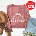Kindness Everyday Sweatshirt - Heather Mauve - 20 product image 1