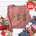 Jesus Sweatshirt - Heather Mauve - 20 product image 1