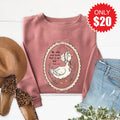 Be Still Goose Sweatshirt - Heather Mauve - 20 product image 1