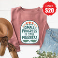 Small Progress Sweatshirt - Heather Mauve - 20 product image 1