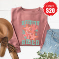 Howdy & Amen Sweatshirt - Heather Mauve - 20 product image 1