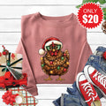 Christmas Chicken Sweatshirt - Heather Mauve - 20 product image 1
