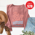 Be Still Sweatshirt - Heather Mauve - 20 product image 1