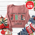 Jingle Some Of The Way Sweatshirt - Heather Mauve - 20 product image 1