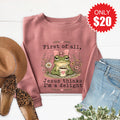 I'm A Delight Sweatshirt - Heather Mauve - 20 product image 1