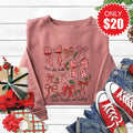 Deck The Halls Sweatshirt - Heather Mauve - 20 product image 1