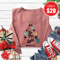 Be The Light Sweatshirt - Heather Mauve - 20 product image 1