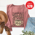 Mug Hug Sweatshirt - Heather Mauve - 20