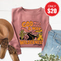God Will Make a Way Sweatshirt - Heather Mauve - 20 product image 1