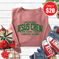 Jesus Crew Sweatshirt - Heather Mauve - 20 product image 1