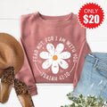 Fear Not Sweatshirt - Heather Mauve - 20 product image 1