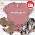 God Is Good Tee - Heather Mauve - 15 product image 1