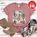 It Was Jesus Tee - Heather Mauve - 15 product image 1
