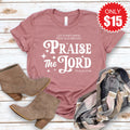 Praise The Lord Tee - Heather Mauve - 15 product image 1