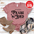 Praise The Lord Tee - Heather Mauve - 15 product image 1