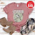 His Eye Is On The Sparrow Tee - Heather Mauve - 15 product image 1