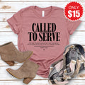 Called To Serve Tee - Heather Mauve - 15 product image 1