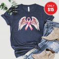 Angel Wings Tee - Heather Navy - 15 product image 1