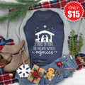 A Thrill of Hope Tee - Heather Navy - 15 product image 1