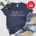 Silent Battle Tee - Heather Navy - 15 product image 1