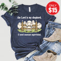 The Lord Is My Shepherd Tee - Heather Navy - 15 product image 1