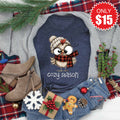Cozy Season Tee - Heather Navy - 15 product image 1
