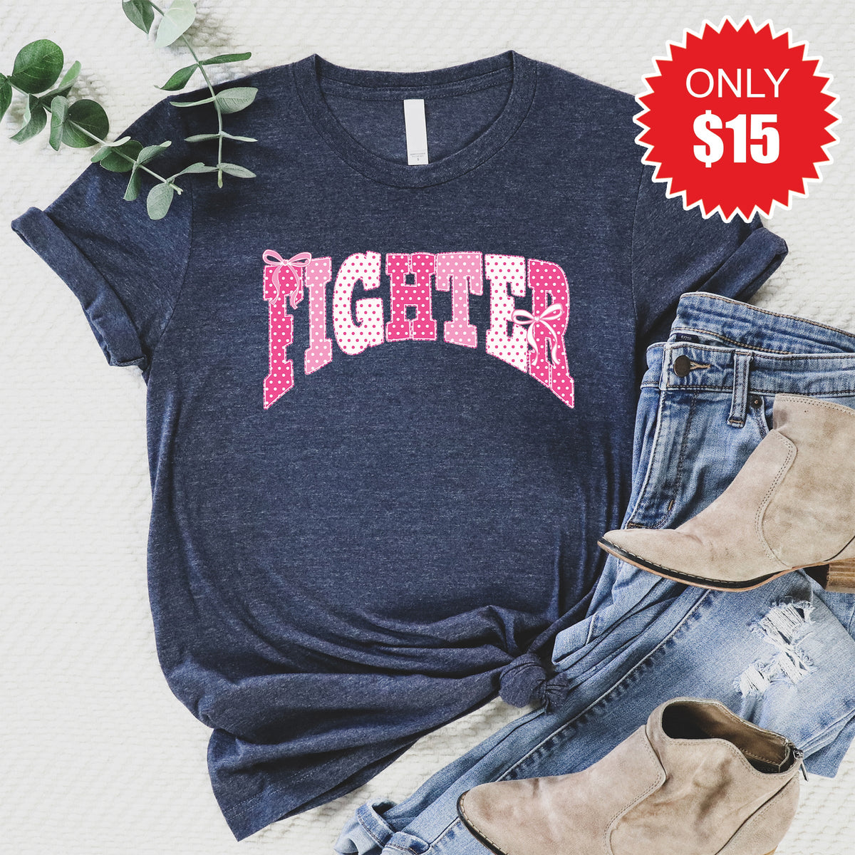 Fighter Tee - Heather Navy - 15 product image 1