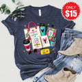 Be Fearless and Faithful Tee - Heather Navy - 15 product image 1