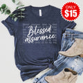 Blessed Assurance Tee - Heather Navy - 15 product image 1