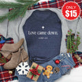 Love Came Down Tee - Heather Navy - 15 product image 1