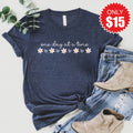 One Day At A Time Tee - Heather Navy - 15 product image 1